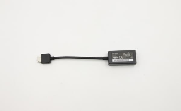 Lenovo 01YU028, USB A-tyyppi, RJ-45, Mies, Musta