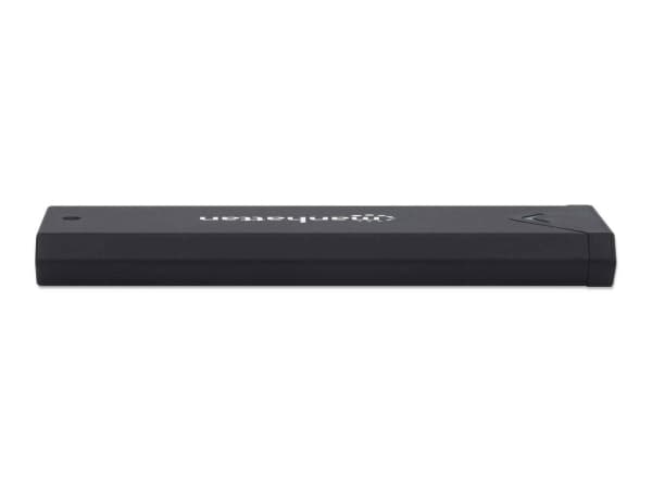 Manhattan 130530, SSD-inkapsling, M.2, M.2, 10 Gbit/s, USB-anslutning, Svart