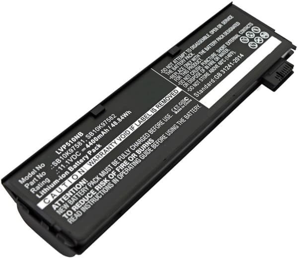 CoreParts - Batteri til bærbar PC - litiumion - 4400 mAh - 48.8 Wh - svart - for Lenovo ThinkPad A475; A485; P51s; P52s; T25; T470; T480; T570; T580