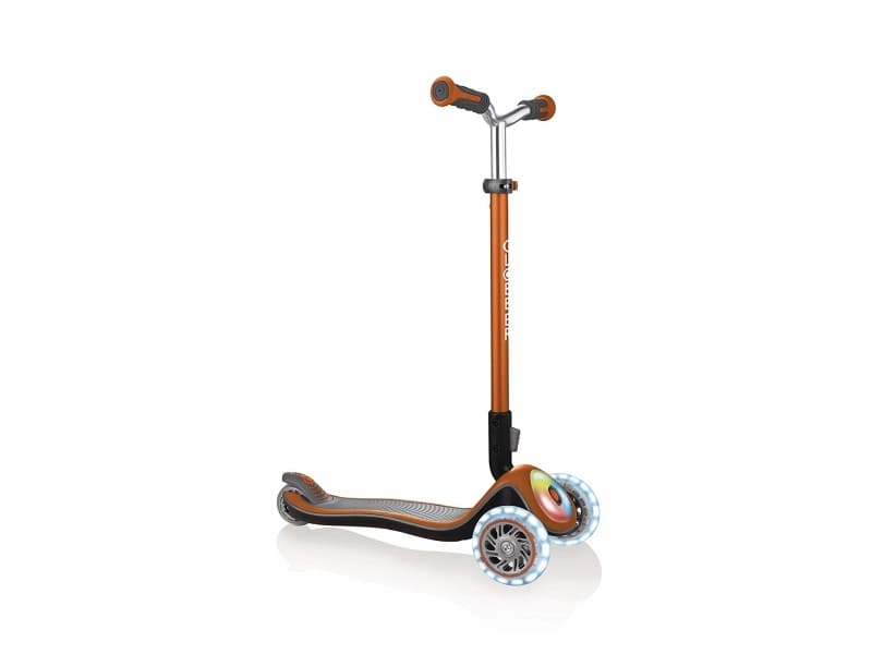 Globber Elite Prime with light roles and flashlight, Scooter (copper / black)