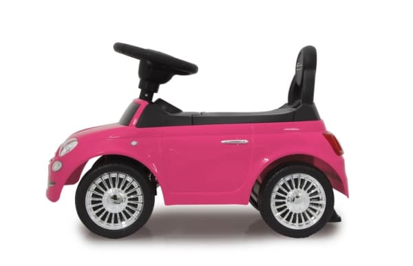 Jamara Fiat 500, 1 år, 4 hjul, Sort, Rosa