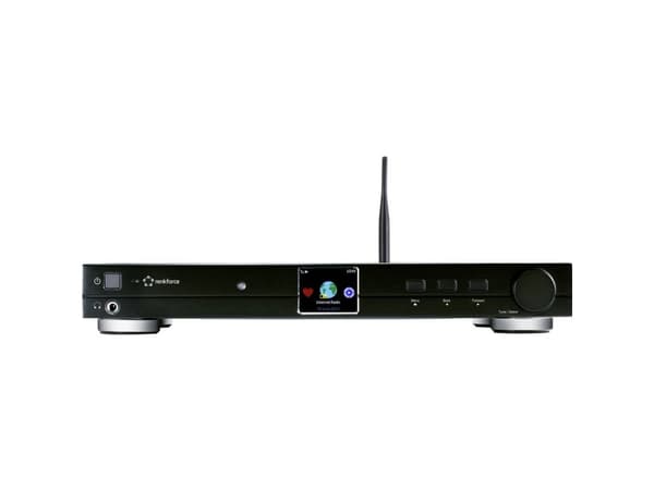 Renkforce RF-DAB-IR1700 Radio-Adapter Internetradio, DAB+, UKW, WLAN, LAN, Bluetooth®, DLNA DLNA-fähig Aluminium (gebürstet) (MA-20)