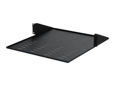 StarTech.com 2U Vented 19" 2-Post Network Rack Cabinet Shelf, 20in Deep Center Mount Cantilever Tray Rackmount Shelf for AV/Data Equipment Enclosure