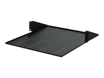 StarTech.com 2U Vented 19" 2-Post Network Rack Cabinet Shelf, 20in Deep Center Mount Cantilever Tray Rackmount Shelf for AV/Data Equipment Enclosure