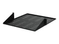 Miniatyrbild 2 av 5: StarTech.com 2U Vented 19" 2-Post Network Rack Cabinet Shelf, 20in Deep Center Mount Cantilever Tray Rackmount Shelf for AV/Data Equipment Enclosure