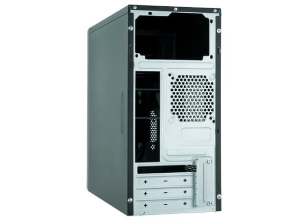 Chieftec Elox Series HO-12B - Tower - micro ATX - ingen strömförsörjning - svart - USB/ljud