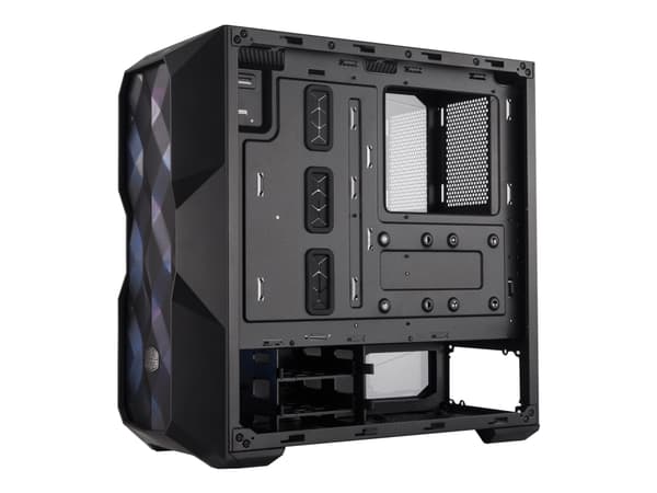 Cooler Master MasterBox TD500 MESH - Tower - utökad ATX - genomskinlig sidopanel (härdat glas) - ingen strömförsörjning (ATX) - svart - USB/ljud