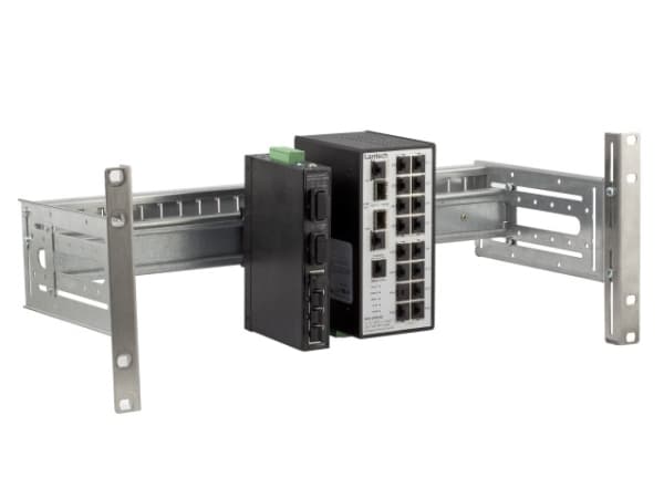 EFB Elektronik 53719.1V2, Skena till rackskåp, Silver, 4U, 435 mm, 55 mm, 16,5 cm