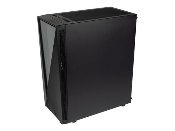 Kolink Void - Mid tower - ATX - genomskinlig sidopanel (härdat glas) - ingen strömförsörjning (ATX) - svart - USB/ljud Svart