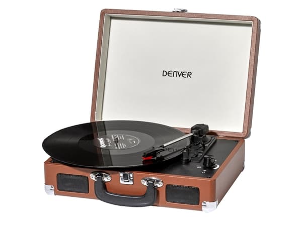 DENVER VPL-120 - Dreieskive med digitalopptaker - brun