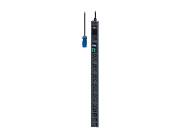 APC EPDU1116M, Mitattu, 0U, Yksivaiheinen, Pystysuora, Alumiini, Musta