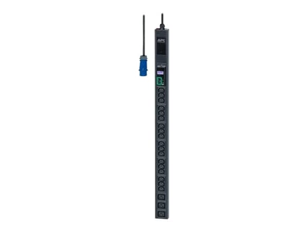 APC EPDU1116M, Mitattu, 0U, Yksivaiheinen, Pystysuora, Alumiini, Musta