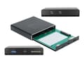 Pikkukuva 3 / 5: Delock ulkoinen kotelo 2,5" SATA HDD / SSD-levylle, jossa on ylimääräinen USB Type-C ja Type-A portti ja SD-korttipaikka - Lagringspakning - 2,5" - S