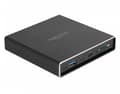 Pikkukuva 5 / 5: Delock ulkoinen kotelo 2,5" SATA HDD / SSD-levylle, jossa on ylimääräinen USB Type-C ja Type-A portti ja SD-korttipaikka - Lagringspakning - 2,5" - S