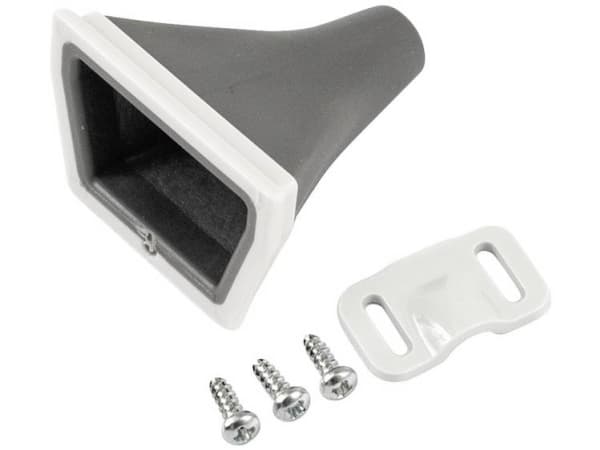 Hammond Electronics 1552DPGKITGY Kabelgennemføring TPE (støjneutral specialgummiblanding) Grå (L x B x H) 36 x 36 x 25 mm 1 stk