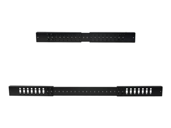 StarTech.com 15U 19-tums öppet serverrack - 4 stolpar justerbart djup 59-104 cm mobilt - Fristående rullande rack för nätverks-/datorutrustning - Del