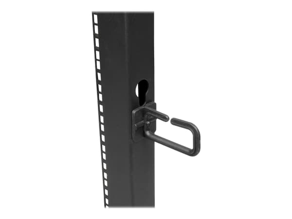 StarTech.com 15U 19-tums öppet serverrack - 4 stolpar justerbart djup 59-104 cm mobilt - Fristående rullande rack för nätverks-/datorutrustning - Del