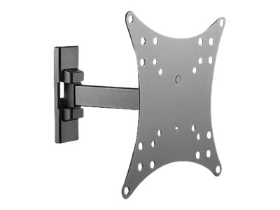 TECHly - Brakett - justerbar arm - for LCD-TV - svart - skjermstørrelse: 23"-42" - veggmonterbar Sort