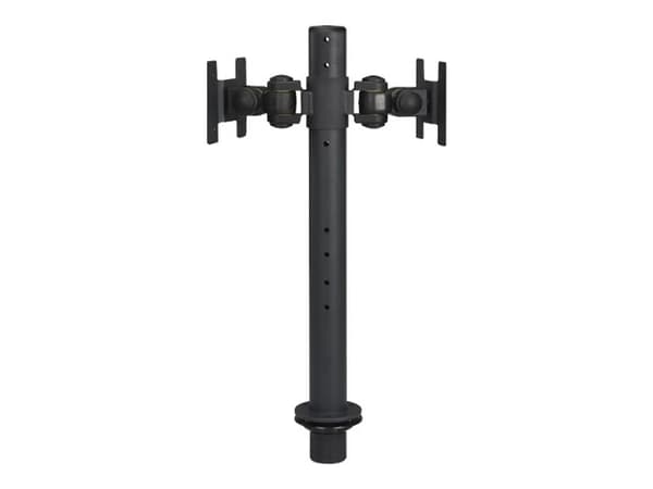 Neomounts FPMA-D050D - Monteringssats - fullständig rörelse - för 2 LCD-bildskärmar - svart - skärmstorlek: 10"-30" - skyddshylsa, disk-monteringsbar