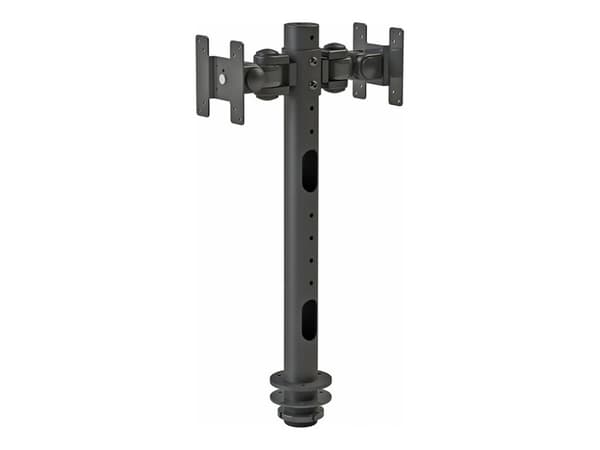 Neomounts FPMA-D050D - Monteringssats - fullständig rörelse - för 2 LCD-bildskärmar - svart - skärmstorlek: 10"-30" - skyddshylsa, disk-monteringsbar