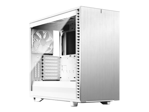 Fractal Design Define 7 - Tempered Glass Edition - tower - utökad ATX - genomskinlig sidopanel (härdat glas) - ingen strömförsörjning (ATX) - vit - U