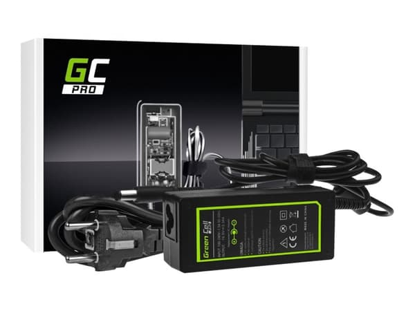 Green Cell PRO - Strømadapter - AC - 65 watt - svart - for Dell Latitude D420, D430, D500, D505, D510, D600; Vostro 1014, 1310, 1510, A860