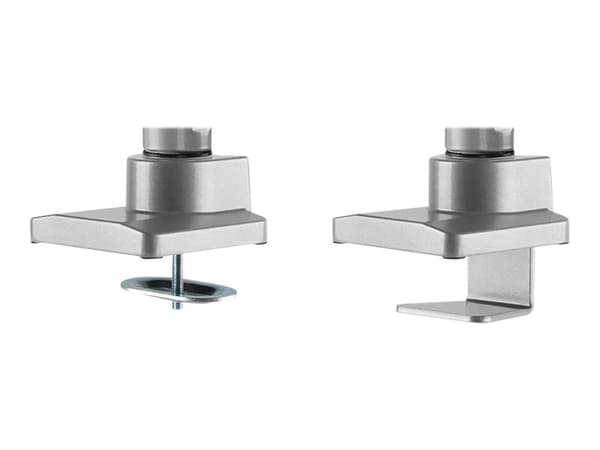 Neomounts NM-D775PLUS - Monteringssett - full bevegelse - for LCD-skjerm - sølv - skjermstørrelse: 10"-49" - klemmemonterbar, malje, skrivebordsmonte