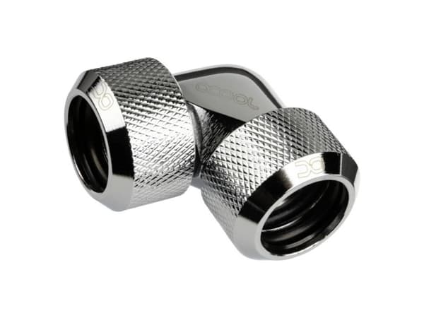 Alphacool 17445, Passende, Messing, Sølv, 90°, 38 mm, 38 mm