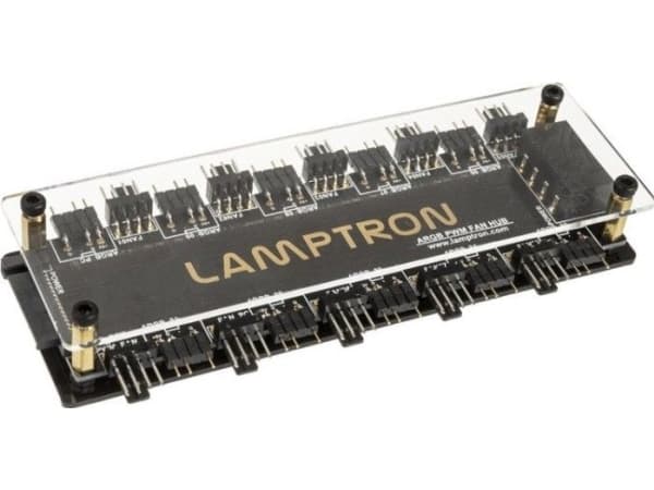 Lamptron SP901-ARGB PWM Fan and RGB Hub - ARGB
