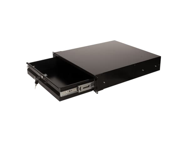 LogiLink SF163B, Vetolaatikkoyksikkö, Musta, Terästä, 35 kg, 2U, 48,3 cm (19")