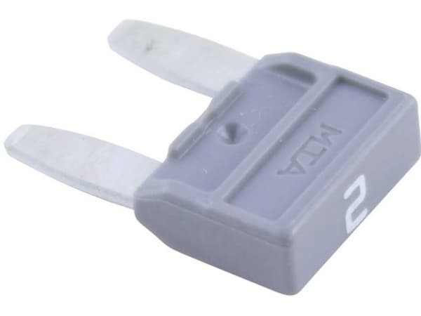 MTA Automotive 341.120 Mini fladsikring 2 A Grå 500 stk