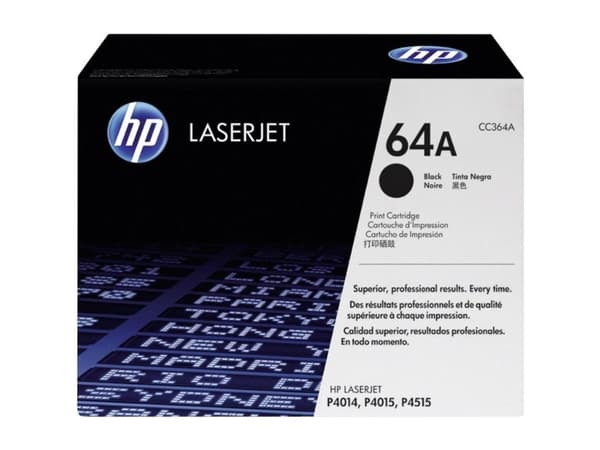 HP 64A, alkuperäinen musta LaserJet-värikasetti, 10000 sivua, Musta, 1 kpl