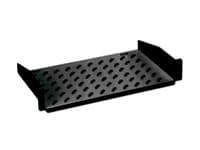 Digitus DN-19 TRAY-2-SW - Hylla för rack - RAL 9005 - 2U - 19"