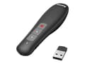 Miniatyrbild 3 av 5: Hama "X-Pointer" Wireless laser presenter - Presentationsfjärrkontroll - RF - svart