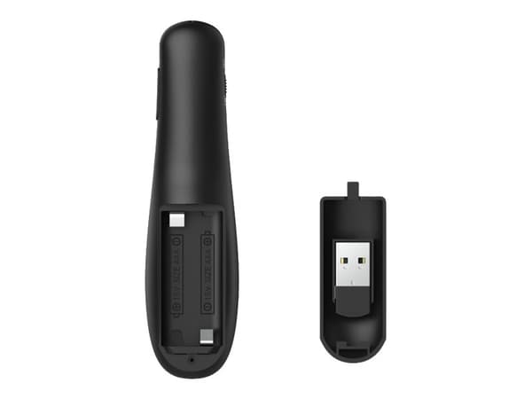 Hama "X-Pointer" Wireless laser presenter - Presentationsfjärrkontroll - RF - svart