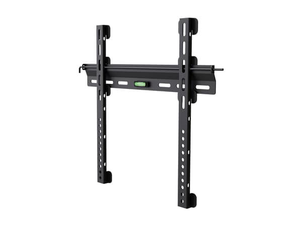 DELTACO ARM-1102 - Konsol - Ultra Slim fast - för TV/monitor - kallvalsat stål - svart av fin textur - skärmstorlek: 32"-55" - väggmonterbar