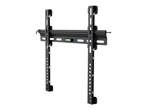 DELTACO ARM-1102 - Konsol - Ultra Slim fast - för TV/monitor - kallvalsat stål - svart av fin textur - skärmstorlek: 32"-55" - väggmonterbar