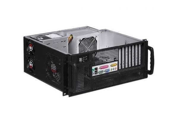 Techly I-CASE MP-P4HX-BLK6, Stativ, Server, Sort, ATX, Metall, 4U