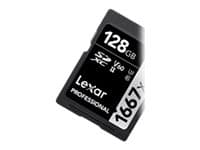 Lexar Professional - Flashminnekort - 128 GB - Video Class V60 / UHS-II U3 / Class10 - 1667x - SDXC UHS-II