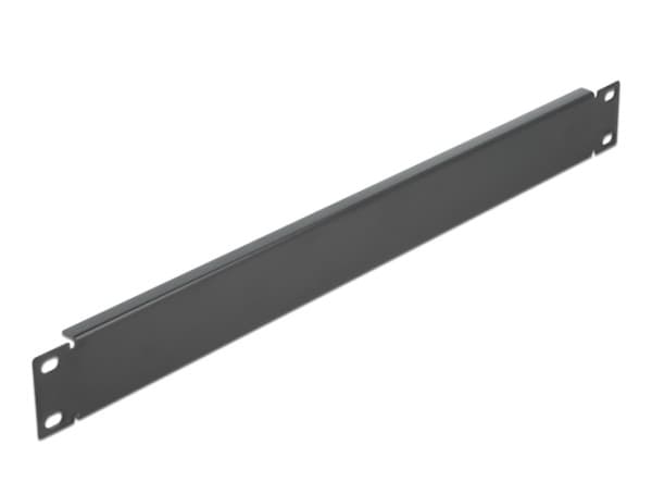 Delock Network Cabinet Blind Cover - Blindpanel till rack - svart - 1U - 19"