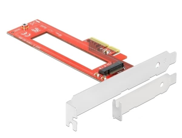 Delock Delock PCI Express x4-kort til 1 x M.3 / NF1-spor - Lagringskontroll - 1 kanal - NVMe lavprofil - PCIe 3.0 x4