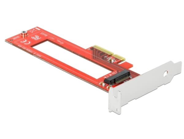 Delock Delock PCI Express x4-kort til 1 x M.3 / NF1-spor - Lagringskontroll - 1 kanal - NVMe lavprofil - PCIe 3.0 x4