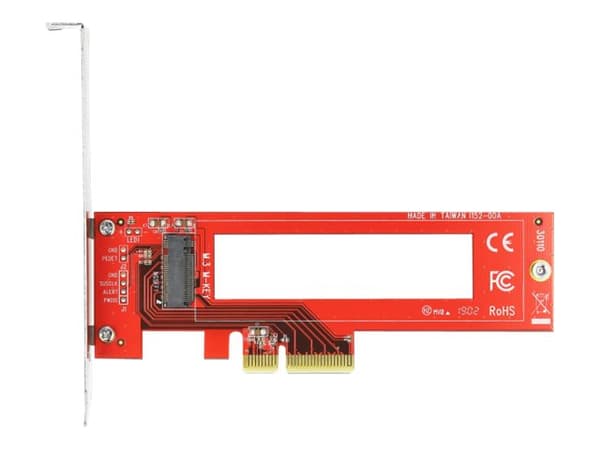 Delock Delock PCI Express x4-kort til 1 x M.3 / NF1-spor - Lagringskontroll - 1 kanal - NVMe lavprofil - PCIe 3.0 x4