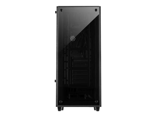 Inter-Tech C-303 Mirror - Tower - ATX - genomskinlig sidopanel (härdat glas) - ingen strömförsörjning (ATX) - USB/ljud
