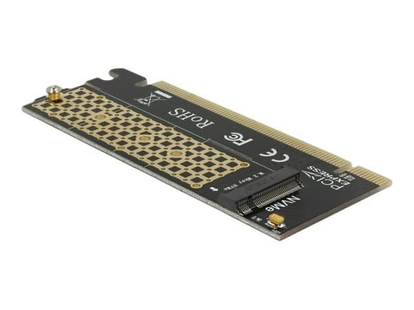 DeLOCK PCI Express x16-kort til 1 x NVMe M.2-nøkkel M - Lagringskontroll - 1 kanal - M.2-kort - PCIe 3.0 x16