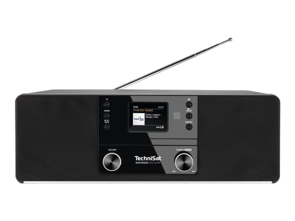TechniSat DigitRadio 370 CD BT - Lydsystem - 2 x 5 watt - svart