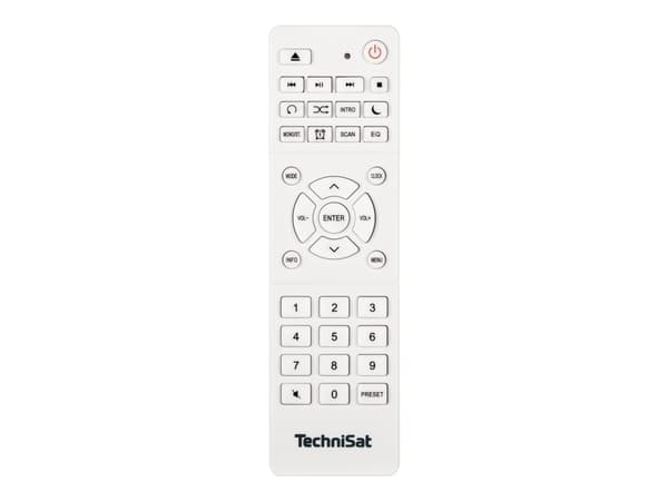 TechniSat DigitRadio 370 CD BT - Lydsystem - 2 x 5 watt - hvit