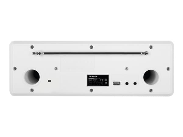 TechniSat DigitRadio 370 CD BT - Lydsystem - 2 x 5 watt - hvit