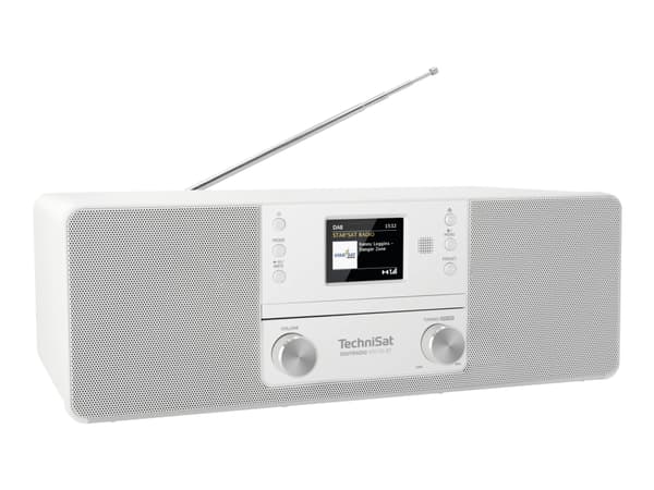 TechniSat DigitRadio 370 CD BT - Lydsystem - 2 x 5 watt - hvit