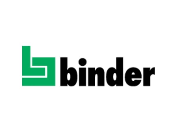 BINDER 09 6503 100 08, Bayonet, Svart, Rak, IP68, IP69K, -40 - 100 ° C
